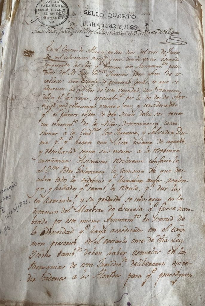 DOCUMENTO RELATIVO ALAUSI
